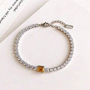 Elegant Silver and Gold Bracelet N1484